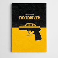 Dekolata Taxi Driver 60x85 cm Kanvas Tablo