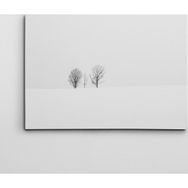 Dekolata Uzak Ağaçlar 40x60 cm Kanvas Tablo