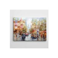 Dekolata Yağmurlu Bir Akşam Yağlıboya Reprodüksiyon 85x120 cm Kanvas Tablo