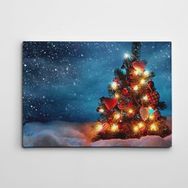 Dekolata Yılbaşı Ağacı 50x70 cm Kanvas Tablo