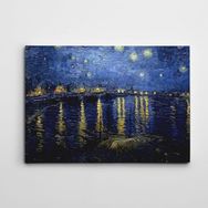 Dekolata Yıldızlı Gece 40x60 cm Kanvas Tablo