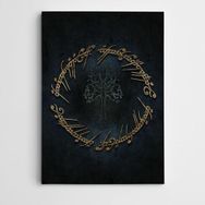 Dekolata Yüzüklerin Efendisi 85x120 cm Kanvas Tablo