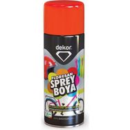 Dekor Floresan Kırmızı 400 ml Akrilik Efektli Sprey Boya