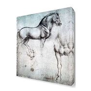 Dekor Sevgisi Horse 60x40 cm Kanvas Tablo