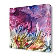 Dekor Sevgisi Mor Çiçek 120x80 cm Yağlı Boya Tablo