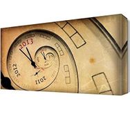 Dekor Sevgisi Yıl Takvimi 60x40 cm Tablo