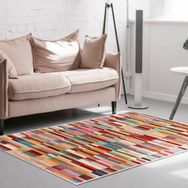 Dekoreko 1620 İnci Saçaksız Renkli 80x120 cm Salon Halı