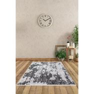Dekoreko 7003 İpek Halı Saçaksız Gri 180x280 cm Salon Halı