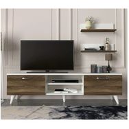 Dekorister Beyaz Ceviz Geacles Tv Ünitesi
