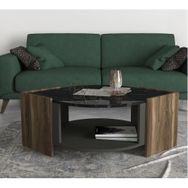 Dekorister Ceviz Mermer Exclusive Marbel Orta Sehpa