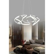 Dekorluna Honos Krom Modern LED 4'lü Avize