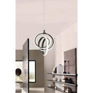 Dekorluna Venita Siyah Modern 4'lü Led Avize