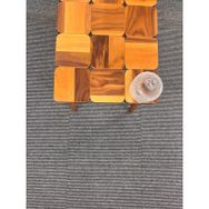 Dekoset Karo Halı- River Line 02 (1 Karo: 50 x 50 cm | 1 Paket: 8 m²)