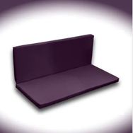 Dekosoy Arkalıklı 110x50x5 cm Mor Bank Minderi