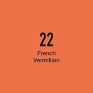 Del Rey 5789607 Twin Marker R22 French Vermillion Keçe Uçlu Kalem