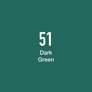 Del Rey 5789657 Twin Marker BG51 Dark Green Keçe Uçlu Kalem