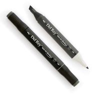Del Rey 5789739 Twin Marker CG8 Cool Grey Keçe Uçlu Kalem