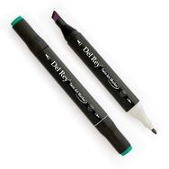 Del Rey Twin Marker BG50 Forest Green Keçe Uçlu Kalem