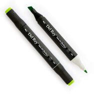 Del Rey Twin Marker G46 Vivid Green Keçe Uçlu Kalem