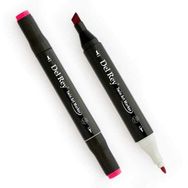 Del Rey Twin Marker R3 Rose Red Keçe Uçlu Kalem