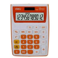Deli 1122 12 Haneli Turuncu Hesap Makinesi