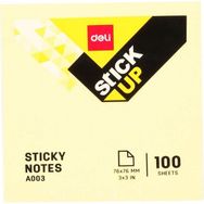 Deli A00353 Sarı 76x76 100 Yaprak Yapışkanlı Not Kağıdı