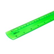 Deli G00302 30 cm Şeffaf Renkli Cetvel