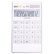 Deli M01211 Touch 12 Hane Beyaz Hesap Makinası