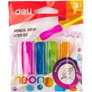 Deli U750 02 2275 Neon 4'lü Simli Kalem Tutucu