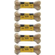 Delibon 5x7 cm Natural Vakumlu Press Kemik Köpek Ödülü