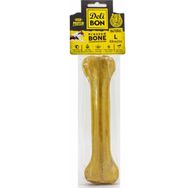 Delibon Deri Natural 1x22 cm Köpek Çiğneti Pres Kemik