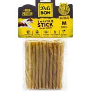 Delibon EKO50MNATURAL 50 Adet Natural Deri Kalın Burgu Çubuk
