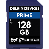 Delkin Devices 128 GB Prime UHS-II SDXC V60 Hafıza Kartı