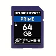 Delkin Devices 64 GB Prime UHS-II SDXC V60 Hafıza Kartı