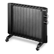 Delonghi 1000 W Mika Siyah Panel Radyatör