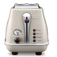 Delonghi CTOV2003.BG 2000 W 2 Dilim Hazneli Ekmek Kızartma Makinesi Bej