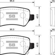 Delphi Astra G 98 Astra H 05 Meriva 03 Zafira 00 Combo 02 GDB1515-GDB1831 Arka Balata