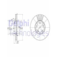 Delphi BG3676 Oto Önden Çeker Ön Fren Diski