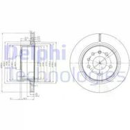 Delphi BG4043 Arka Havalı Fren Diski
