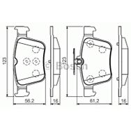 Delphi Golf 7 A3 Passat Tiguan Octivia Super B 13 Arka Balata