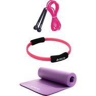 Delta 10 mm Pilates Minderi 35 cm Pilates Çemberi Atlama İpi Seti