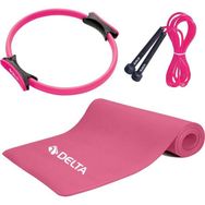 Delta 10 Pilates Minderi 38 Pilates Çemberi Atlama İpi Seti