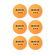 Delta EPT 583 3 Yıldız Turuncu 6 Adet Masa Tenisi (Pinpon) Topu