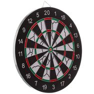 Delta Flocked Dart Seti 45 cm Büyük Boy + 6 Dart Oku Hedef Tahtası