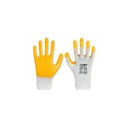 Demir Safety D007 Sarı-Beyaz Nitril Eldiven