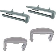Demir Teknik Arçelik 6264 2 Adet Ön 2 Adet Arka Bulaşık Makinesi Sepet Stoper Ray Pimi