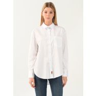 Denim DT10060-2 Beyaz Kadın Gömlek