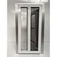 Deniz Cam 90-120 x 170-220 cm Yatay Pileli Plise Akordiyon Sürme Katlanır Beyaz Sineklik