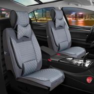 Deniz Tuning Isuzu D-Max 5'li Set Tam Takım Urban Füme Lüx Deri Oto Koltuk Kılıfı