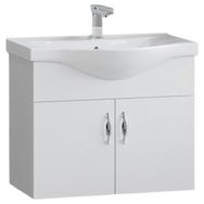 Denko Akyazı 55 cm MDF Beyaz Alt Modül Banyo Dolabı